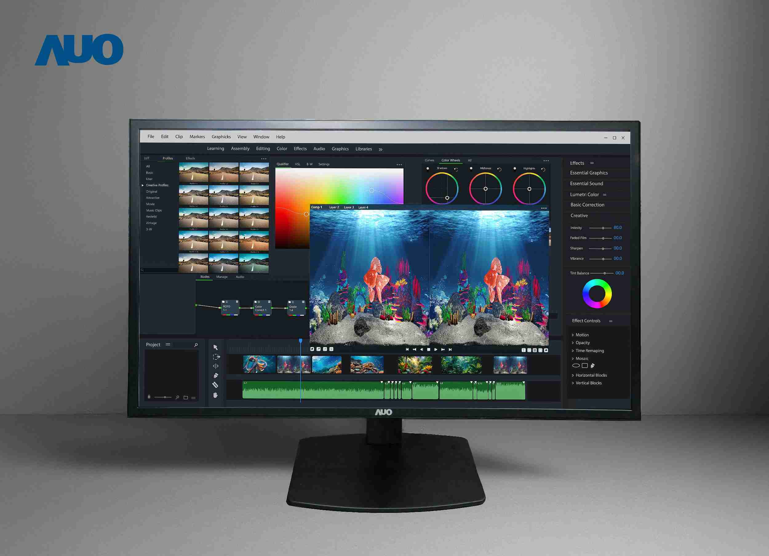 银河集团开发32吋2D/3D专业桌上型显示器，，，，拥有8K4K超高分辨率，，，，并以低串扰算法优化3D显示效果，，，，搭载自动眼球追踪功能，，，，能实时调整3D图像，，，，进行实时2D与3D无缝共存窗口，，提供图像设计工作者突破二维接口的崭新工作氛围与效率